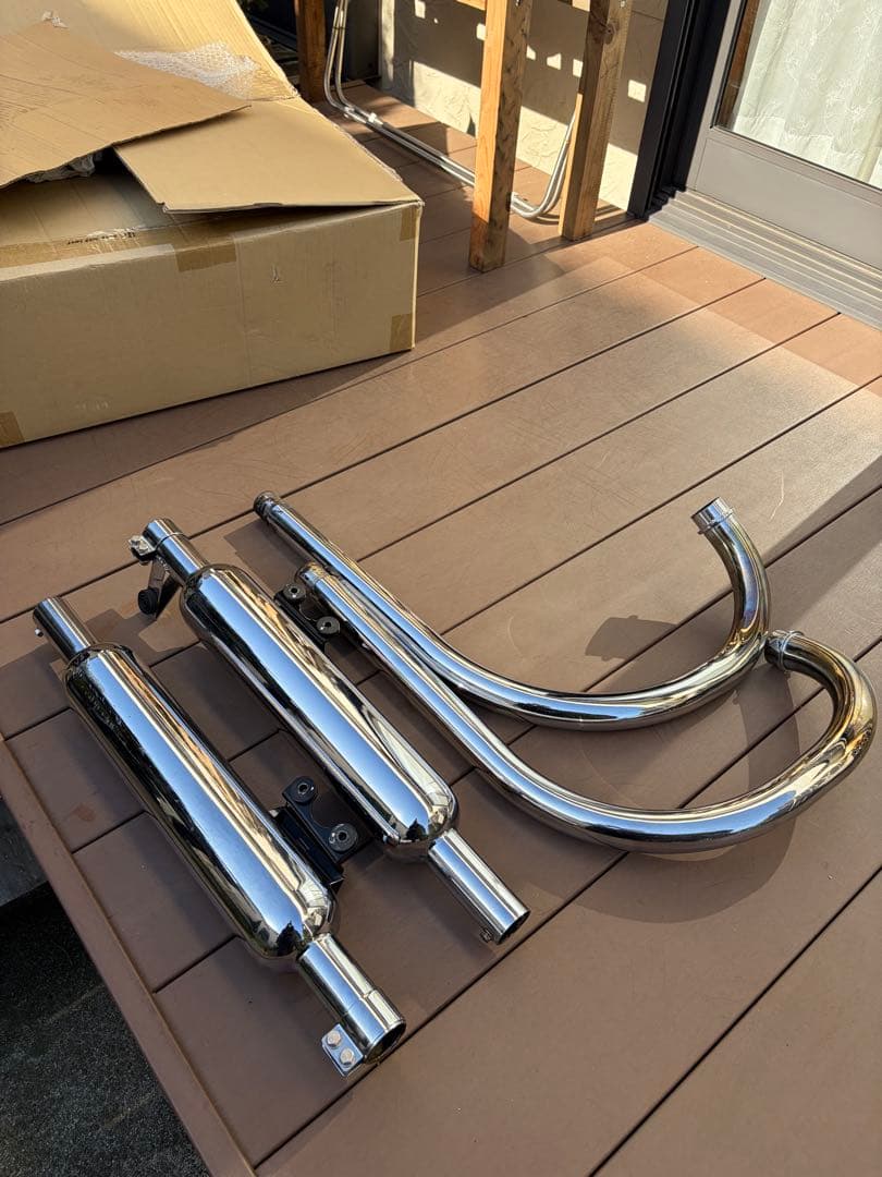 大和ステンレスキャプトンマフラー W650.W400