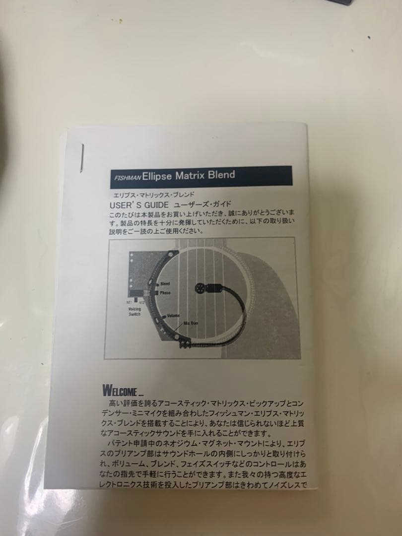 FISHMAN Ellipse Matrix Blendピックアップシステム