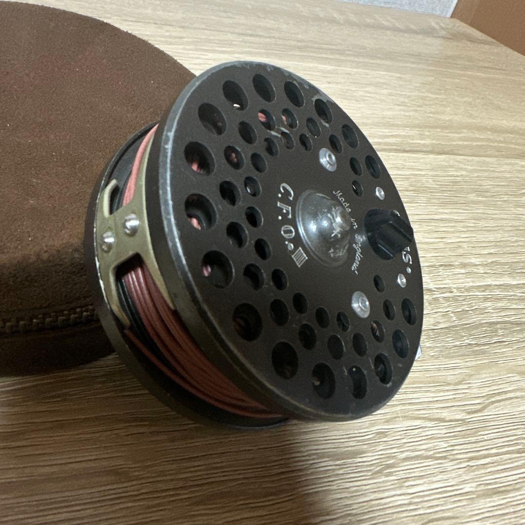 orvis cfolllフライフィッシング　フライリール　純正ポーチ付き