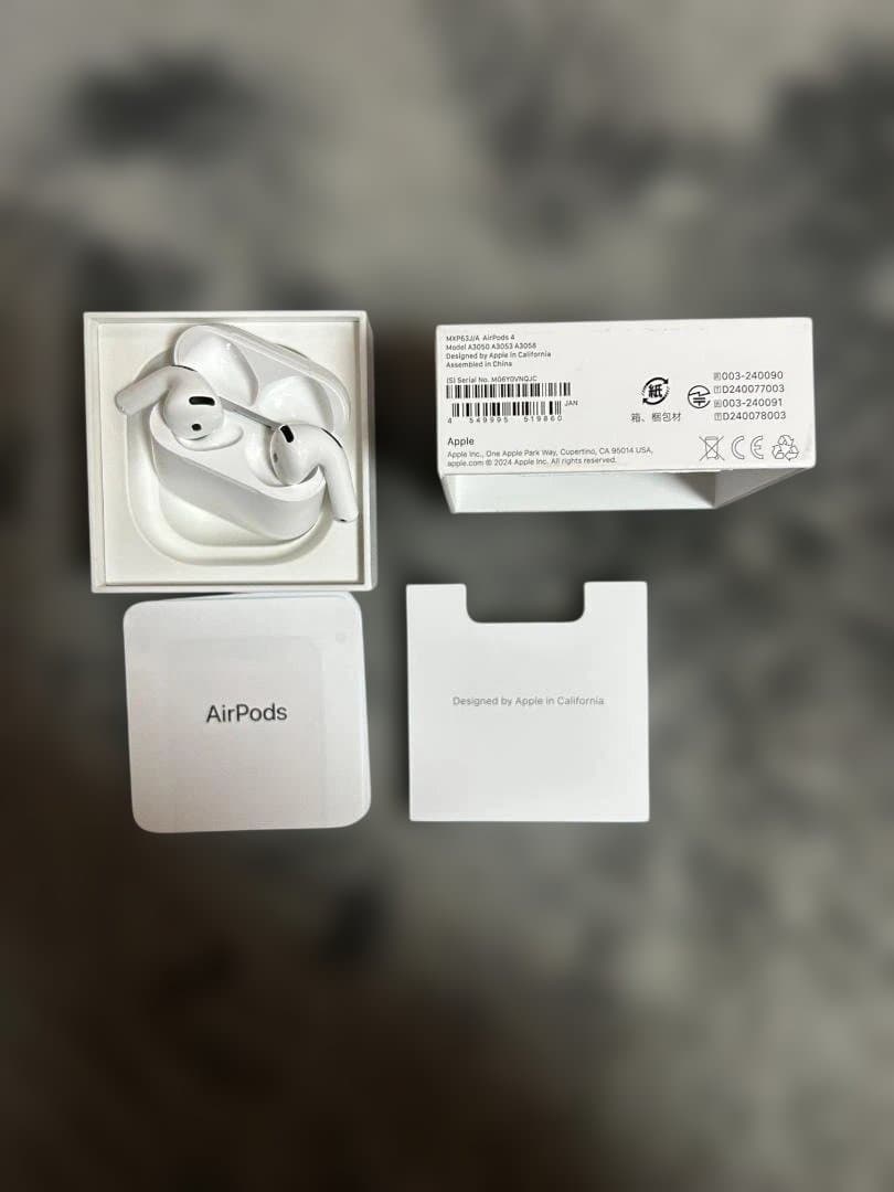 AirPods4 MXP63J/A 5年間延長保証（自然・物損）