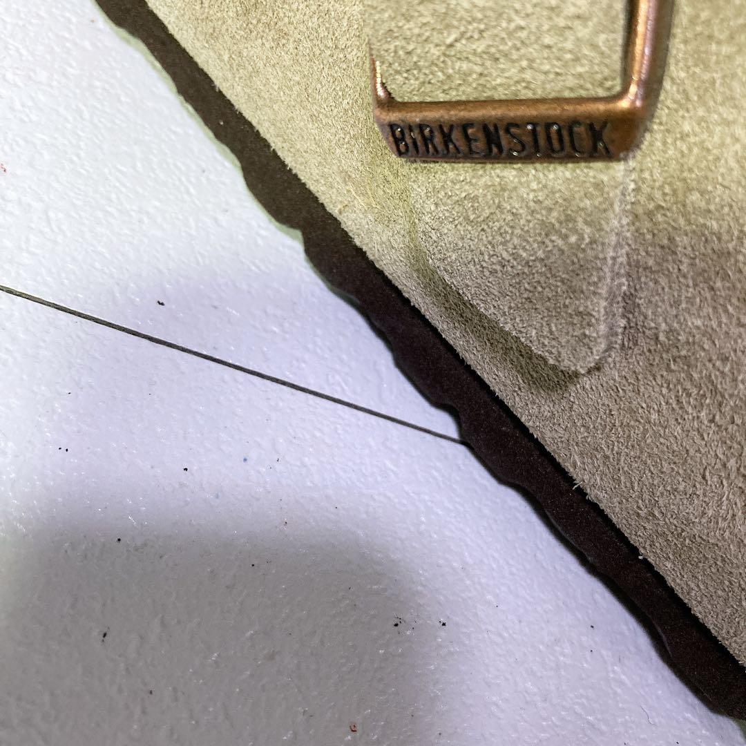 極美品 ビルケンシュトック ボストン トープ サボサンダル 24.5 ナロー幅