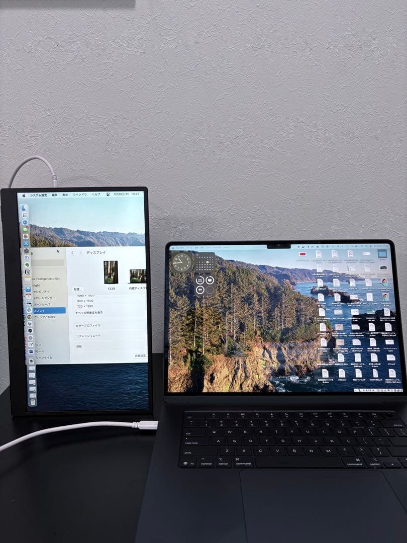 cocopar モバイルモニター 13.3インチ 有機ELパネル（OLED）