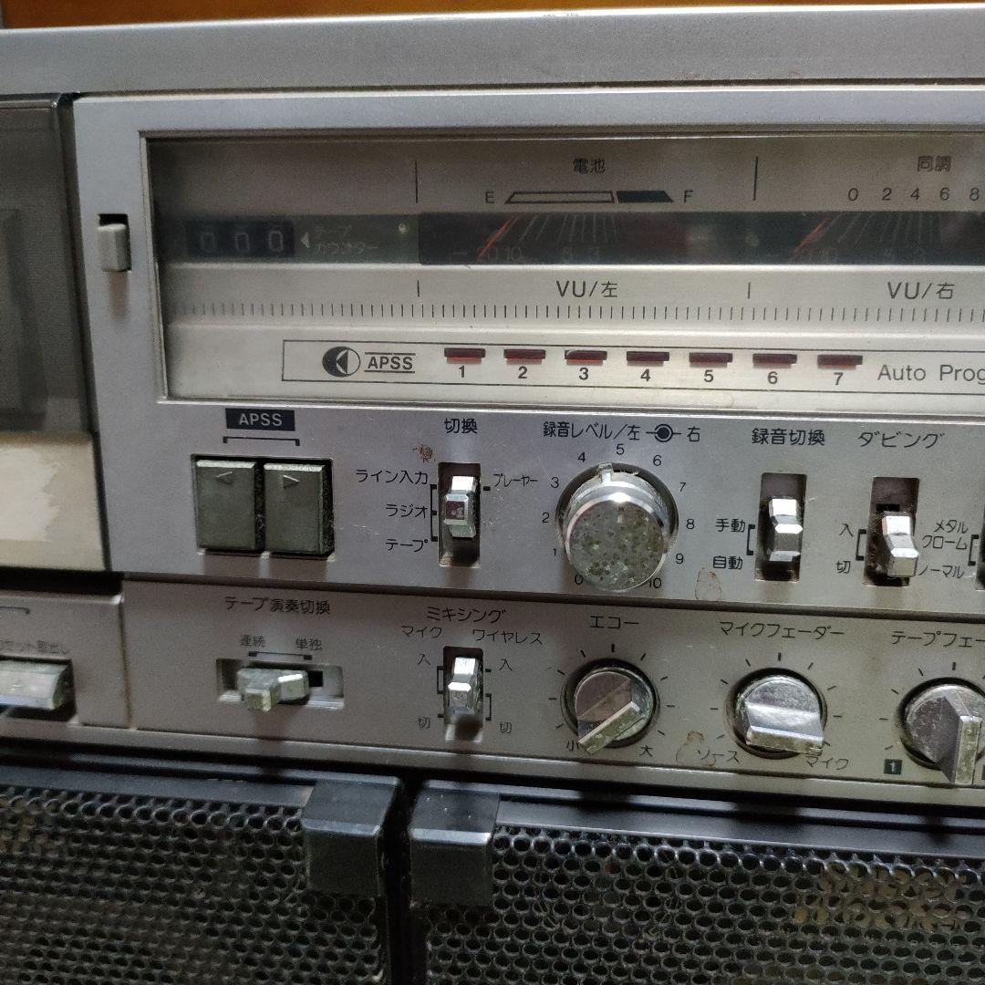 ジャンク品 SHARPシャープ THE SEARCHER-WGF-909ラジカセ