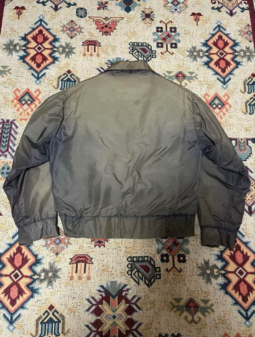 50s 60s Daniel Boone ブラウン ナイロンジャケット ボア