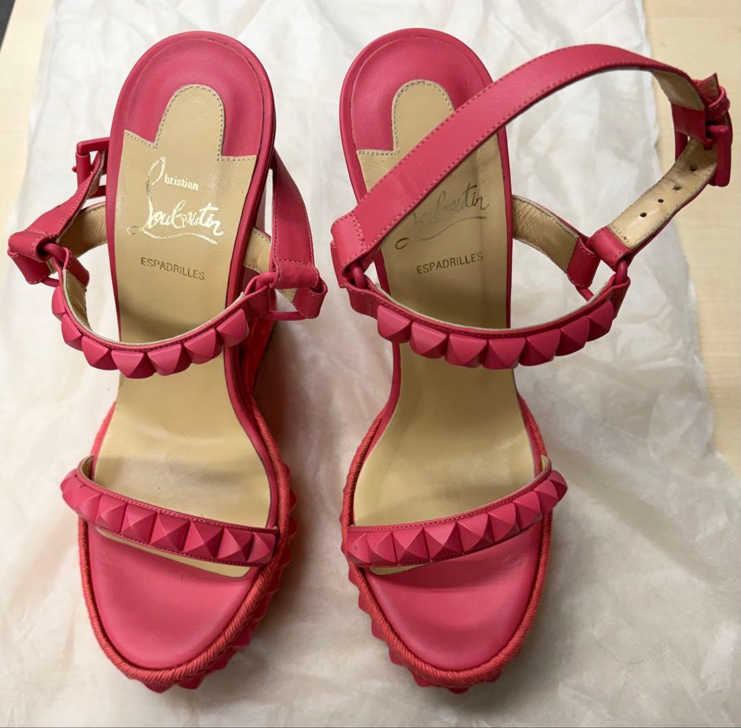 クリスチャンルブタン サンダル カタクロウ　37