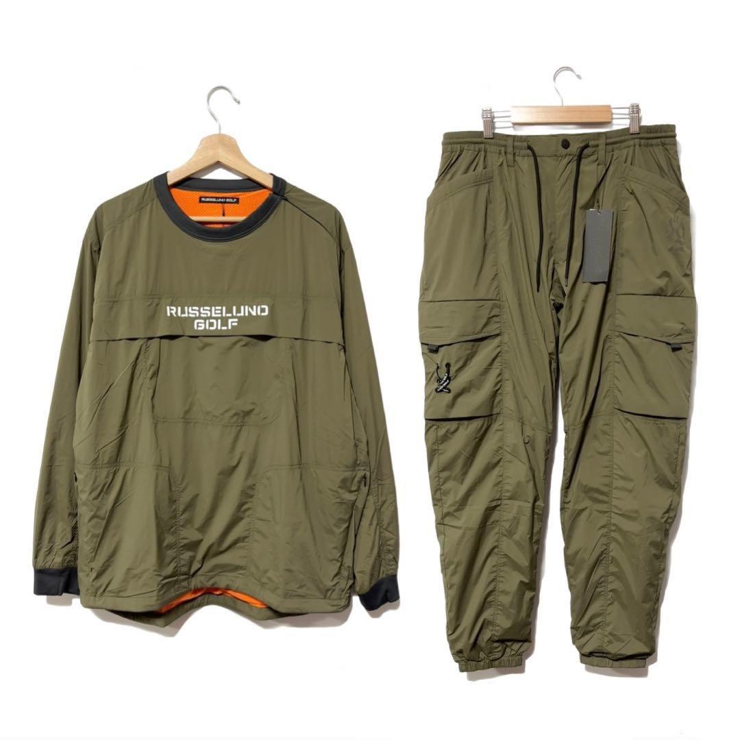 新品 ラッセルノ ゴルフ コンバット ポケット ナイロン セットアップ L 5