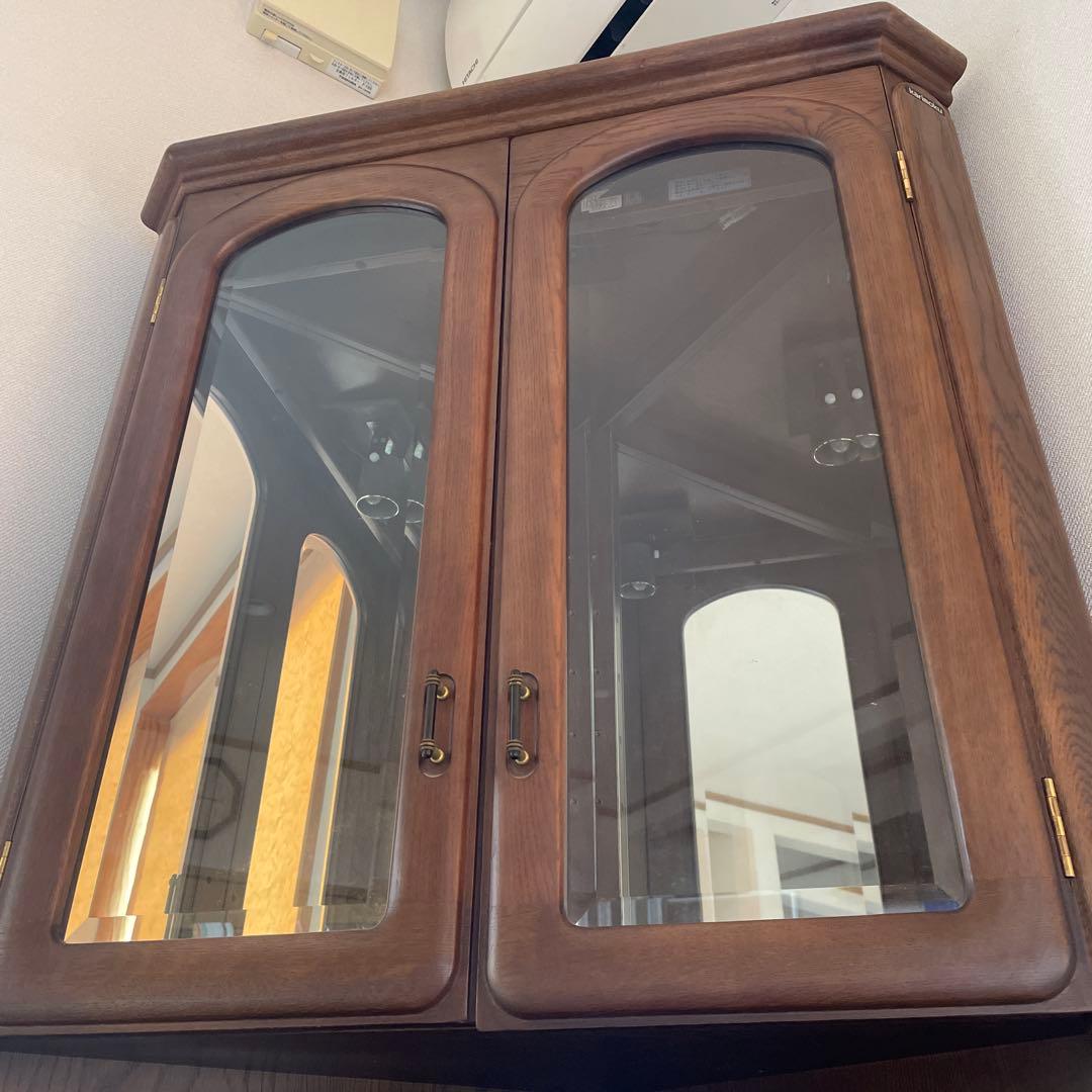 【カリモク KARIMOKU】コーナーキャビネット ガラスケース