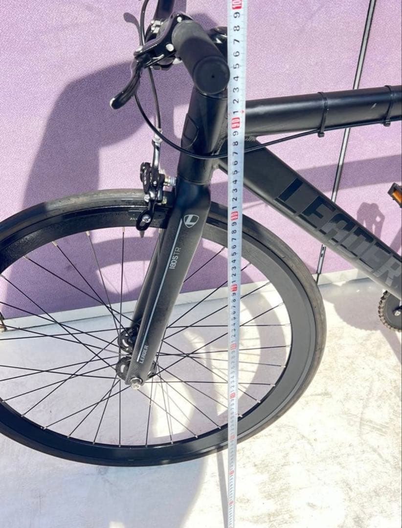 LEADER シングルスピードバイクブラック1805TR 状態良