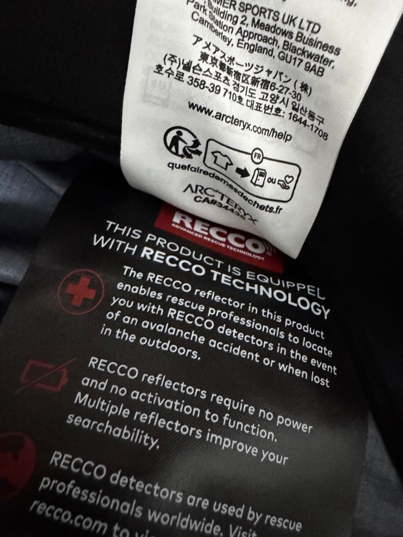 アークテリクス/Alpha SV Jacket M/24k Black/Mサイズ