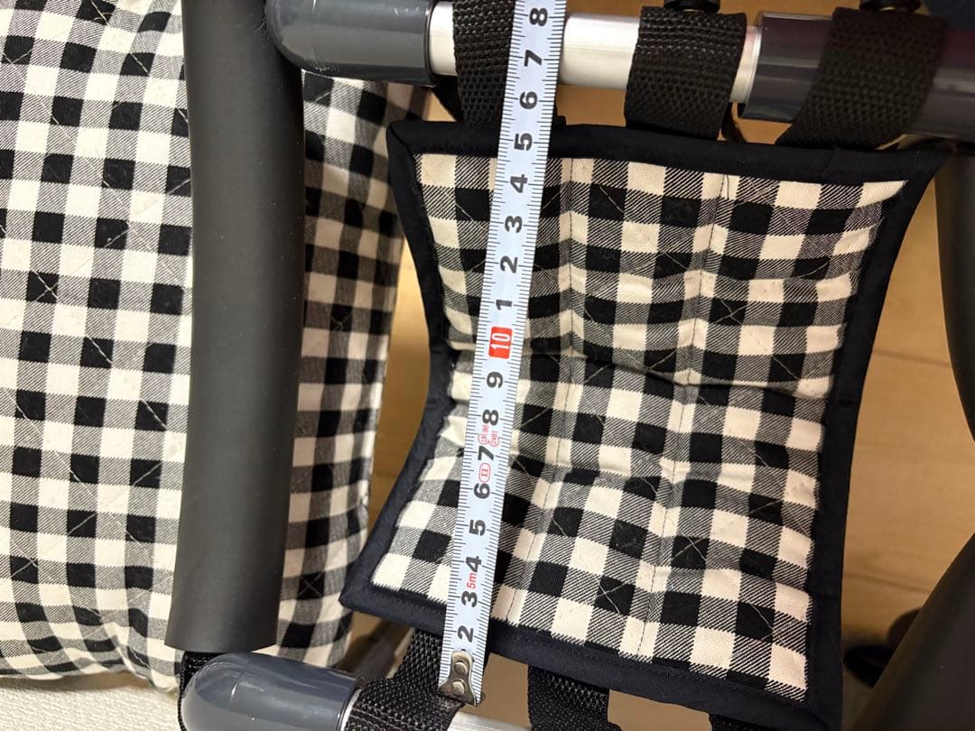 犬用車いす チェック柄