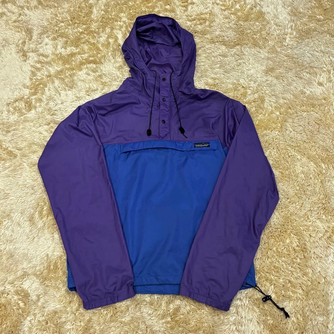 【80s】patagoniaフェザーウェイトシェルプルオーバーアノラックパーカー