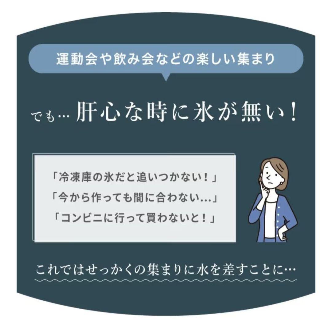 simplus 製氷機 最短6分 透明氷5サイズ調整自動洗浄 家庭用排水口付き