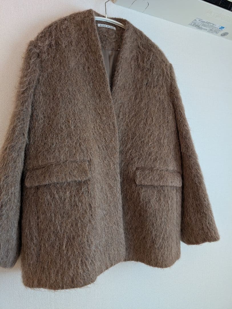 Plageプラージュ【R’IAM】シャギー コートジャケット