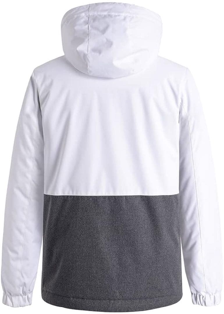 《訳あり未使用品》 HOTIAN スノーボードウェア ホワイト M スキーウェア