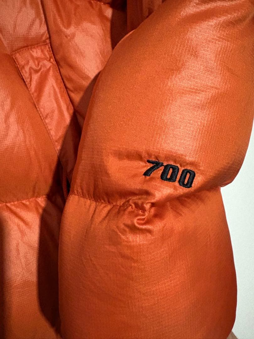 The North Face ヌプシ センターロゴ オレンジ XL