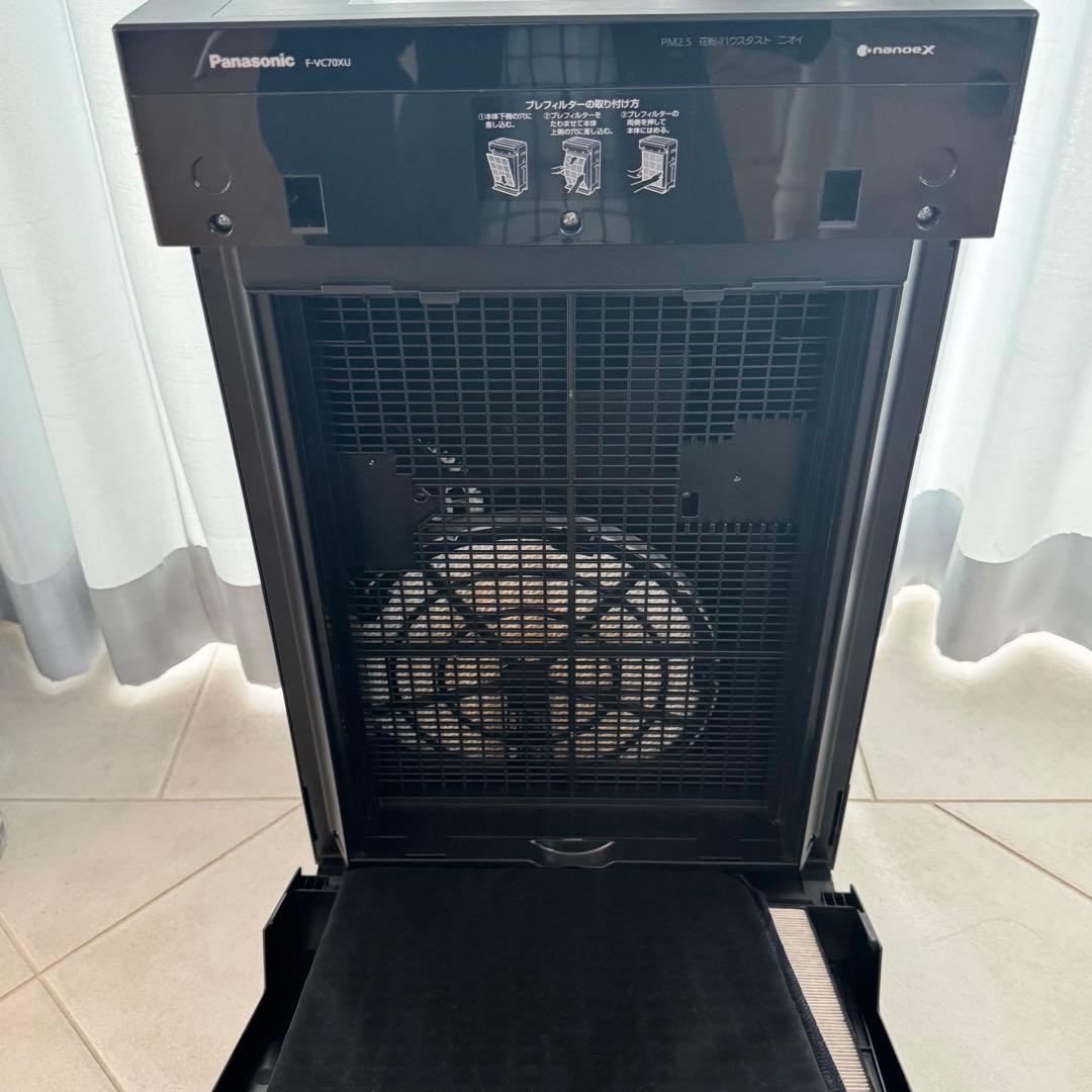 【美品】Panasonic 加湿空気清浄機 F-VC70XU 2022年製