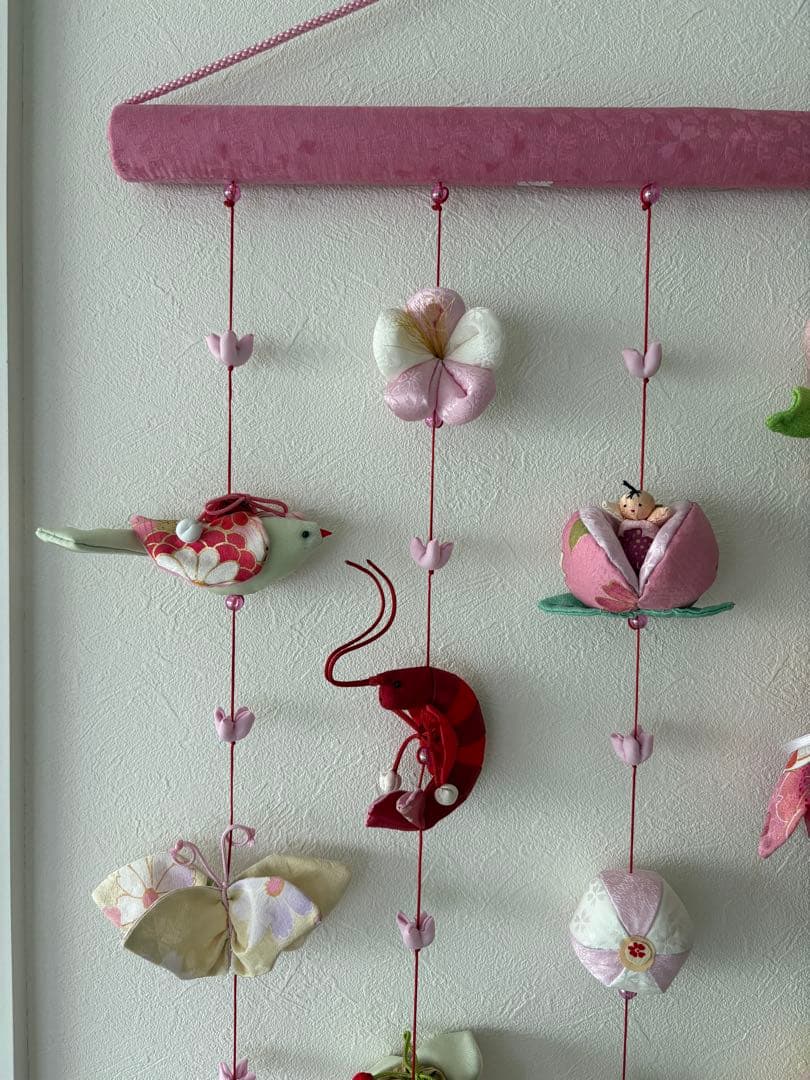 可愛いつるし雛No.167 壁掛けタイプ・ひな祭り・桃の節句・さげもんつるし飾り