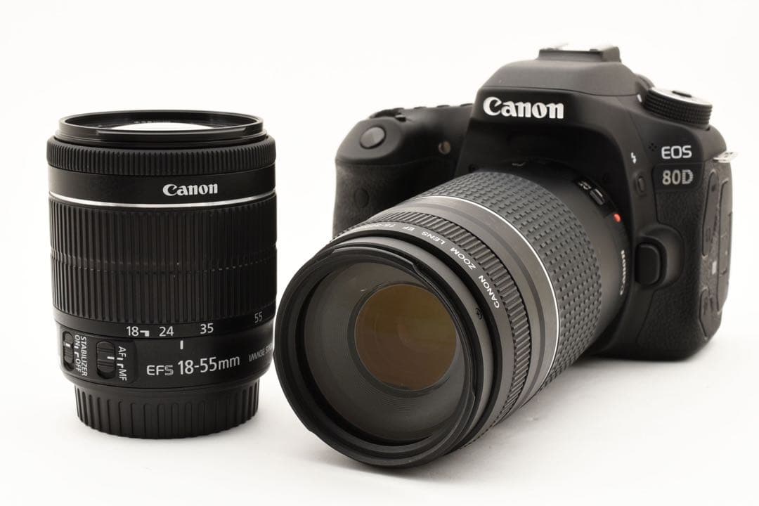 Canon EOS 80D/約2420万画素/標準&望遠ダブルレンズセット