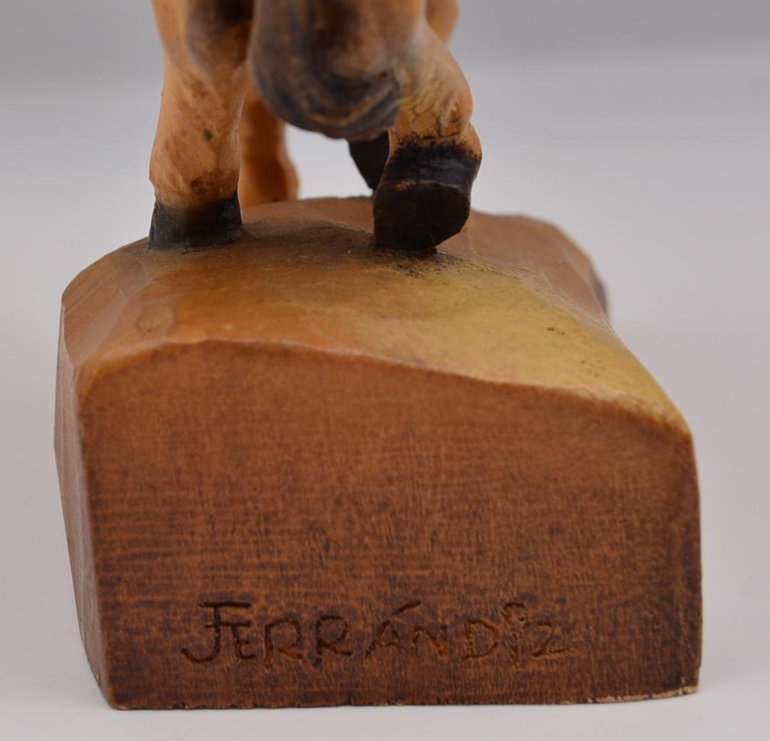 つかまって　アンリ　ANRI　フェランディス　木彫り　イタリア　17ｃｍ