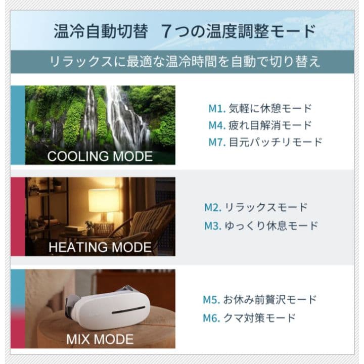 AURAI Vision Plus ホット&クールウォーターアイマスク