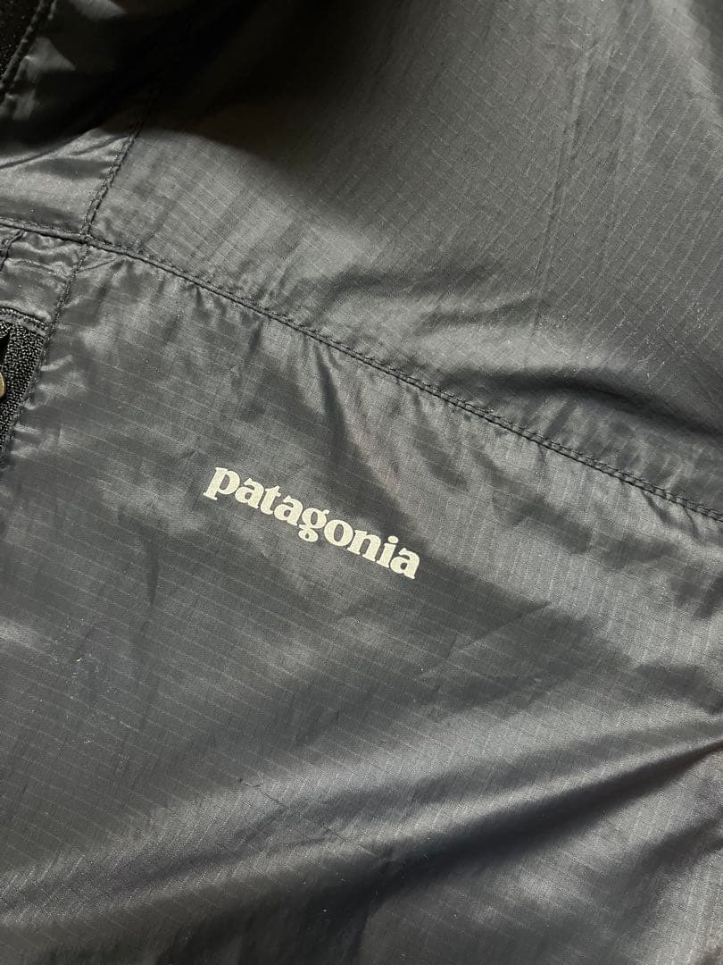 良好 パタゴニア Patagonia 裏地メッシュ ナイロンジャケット 黒 S