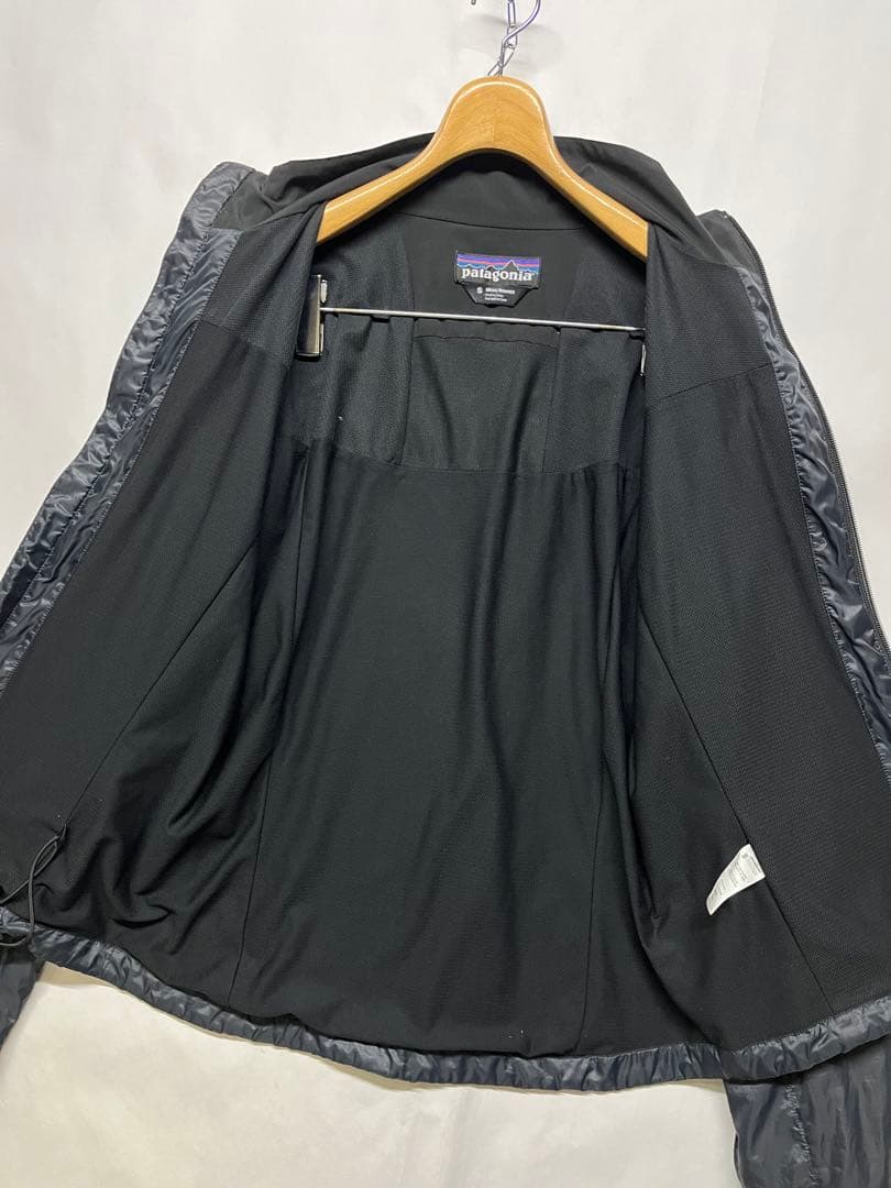 良好 パタゴニア Patagonia 裏地メッシュ ナイロンジャケット 黒 S