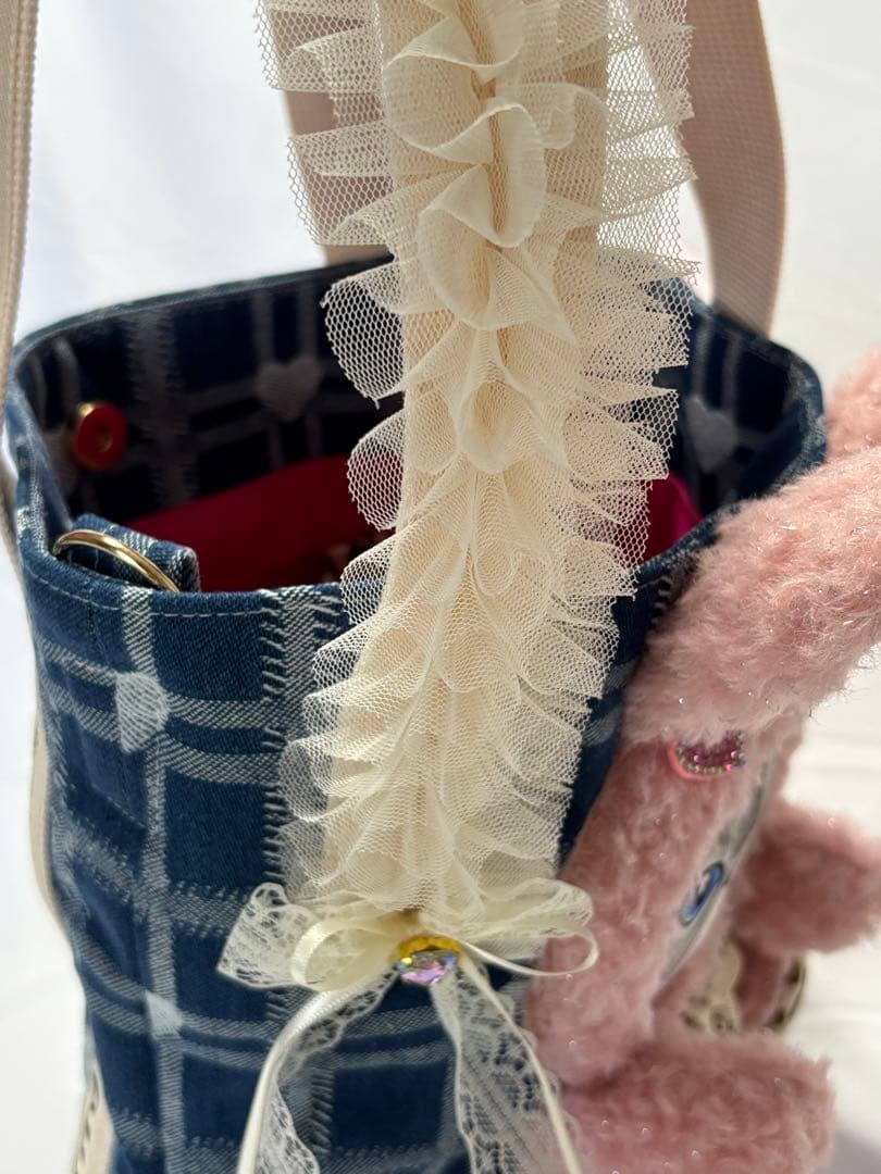 ♡*♡様 コヤンイサムチョン　うさちゃん丸底トートバッグ　ルミちゃん