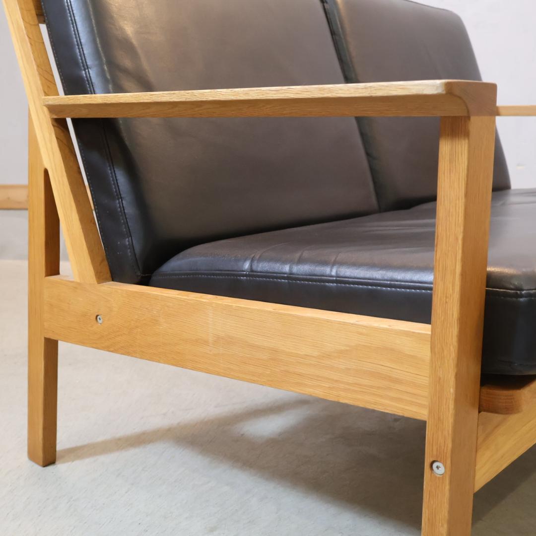 Karfカーフ Tlime+ 2seat sofa オーク材 2人掛けソファ