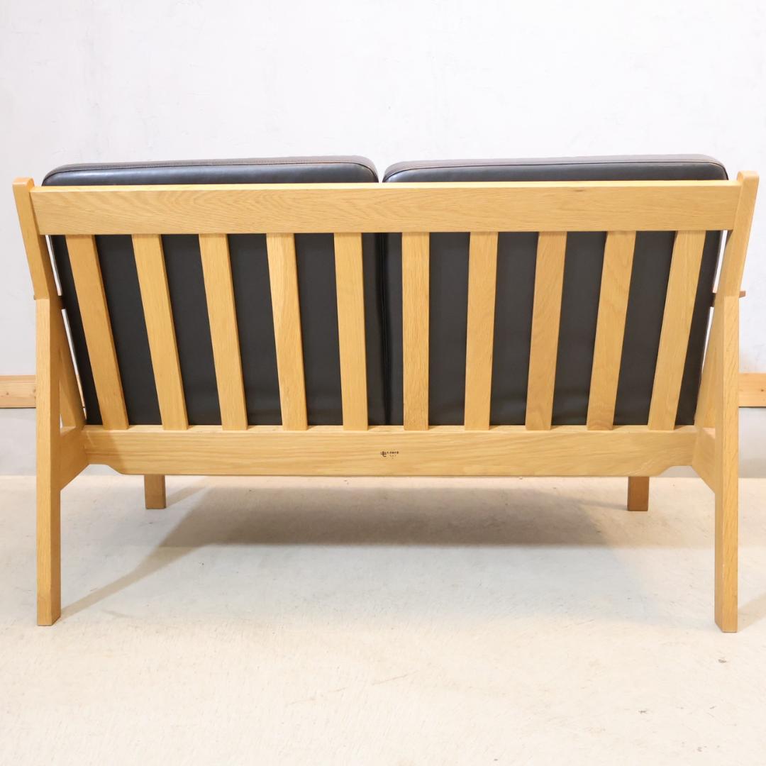 Karfカーフ Tlime+ 2seat sofa オーク材 2人掛けソファ
