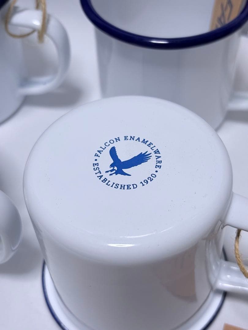 新品　FALCON ファルコン エナメルウェア マグカップ　4個セット