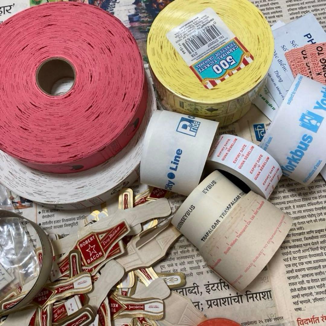 ブ*チ様 海外ロールチケット紙もの　まとめ売り