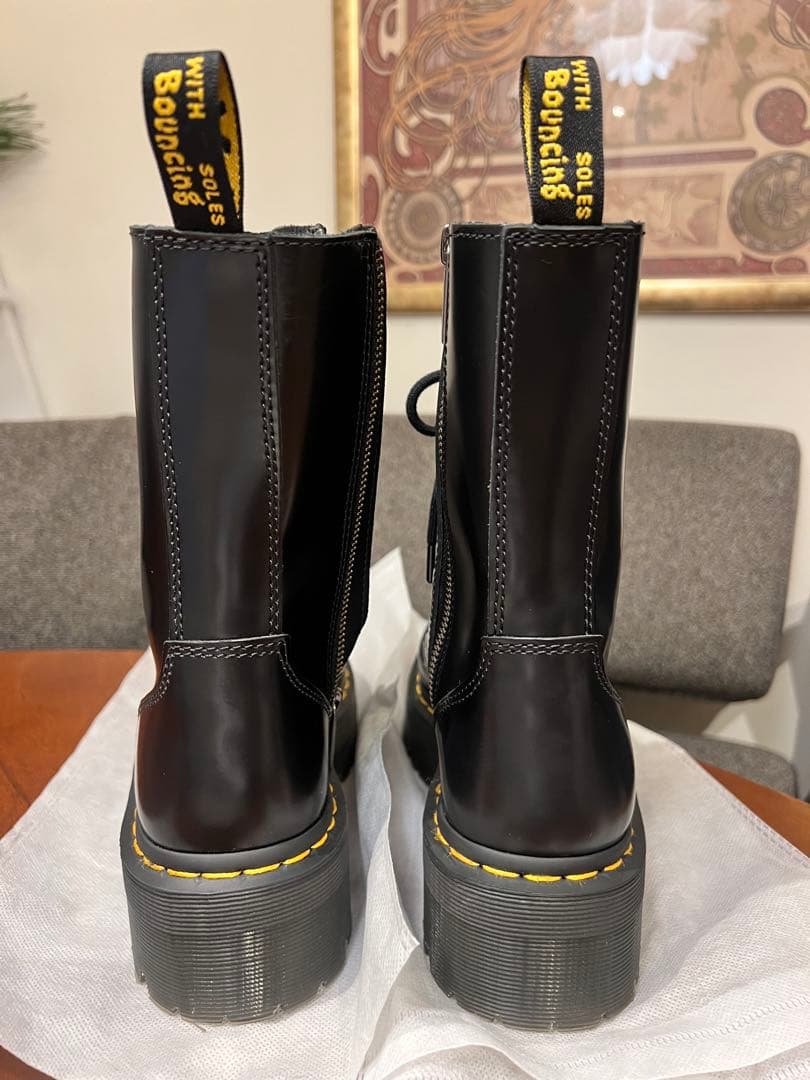 Dr. Martens ドクターマーチン 厚底ブーツ ブラック　24cm