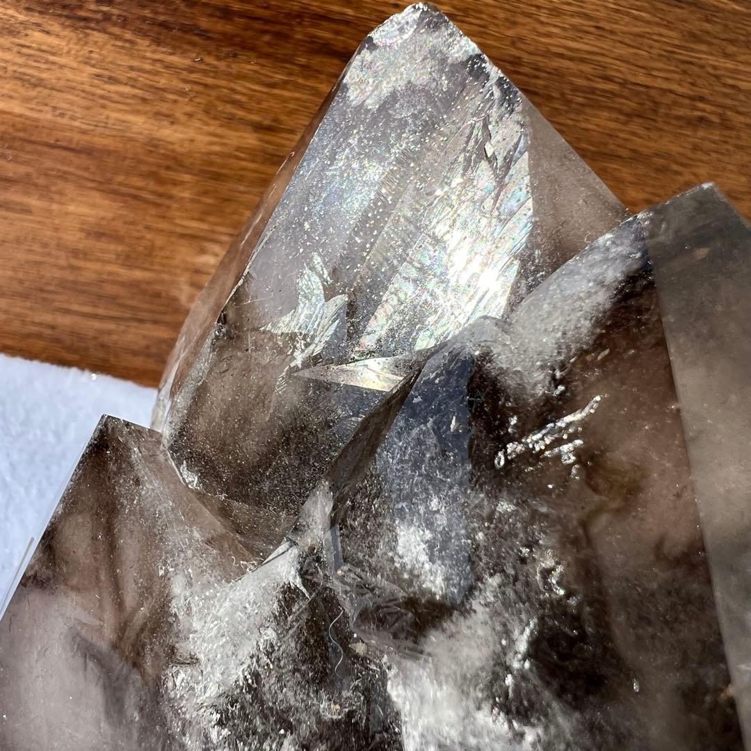 ☆極ヤバのお品です☆お宝☆スモーキークォーツ エレスチャルクォーツ 天然石 原石