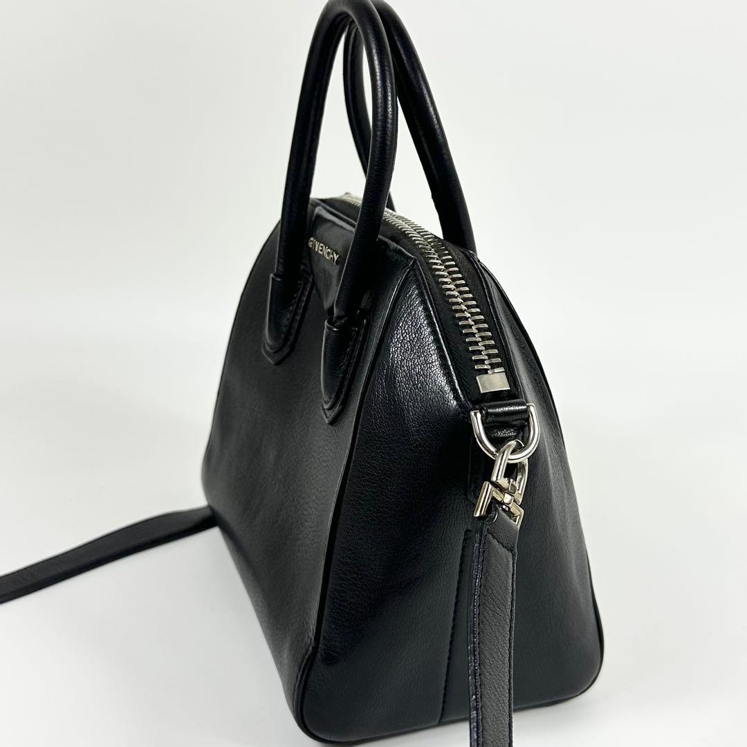GIVENCHY アンティゴナ ミニ レザー 2WAY ショルダーバッグ 黒