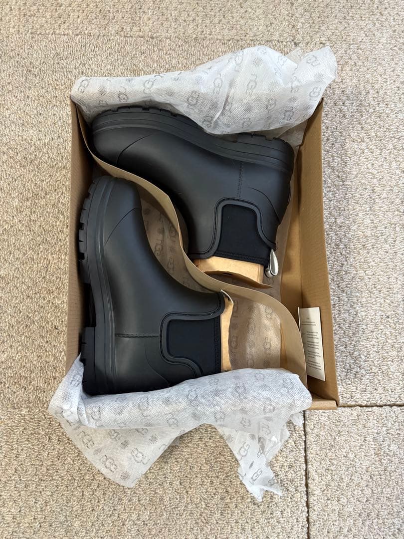 UGG レインブーツ 23cm DROPLET 長靴 ハイカット 雨靴