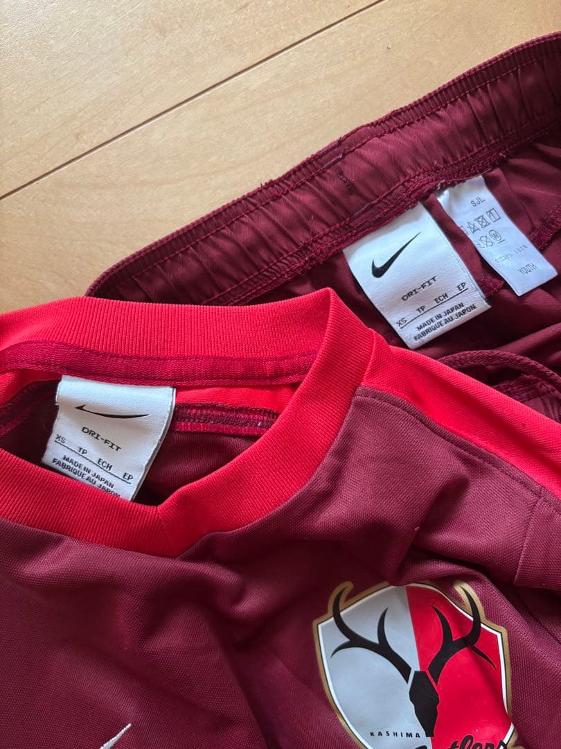 アントラーズ スクール 練習着 Nike サッカーウェア 上下 YOUTH 追加