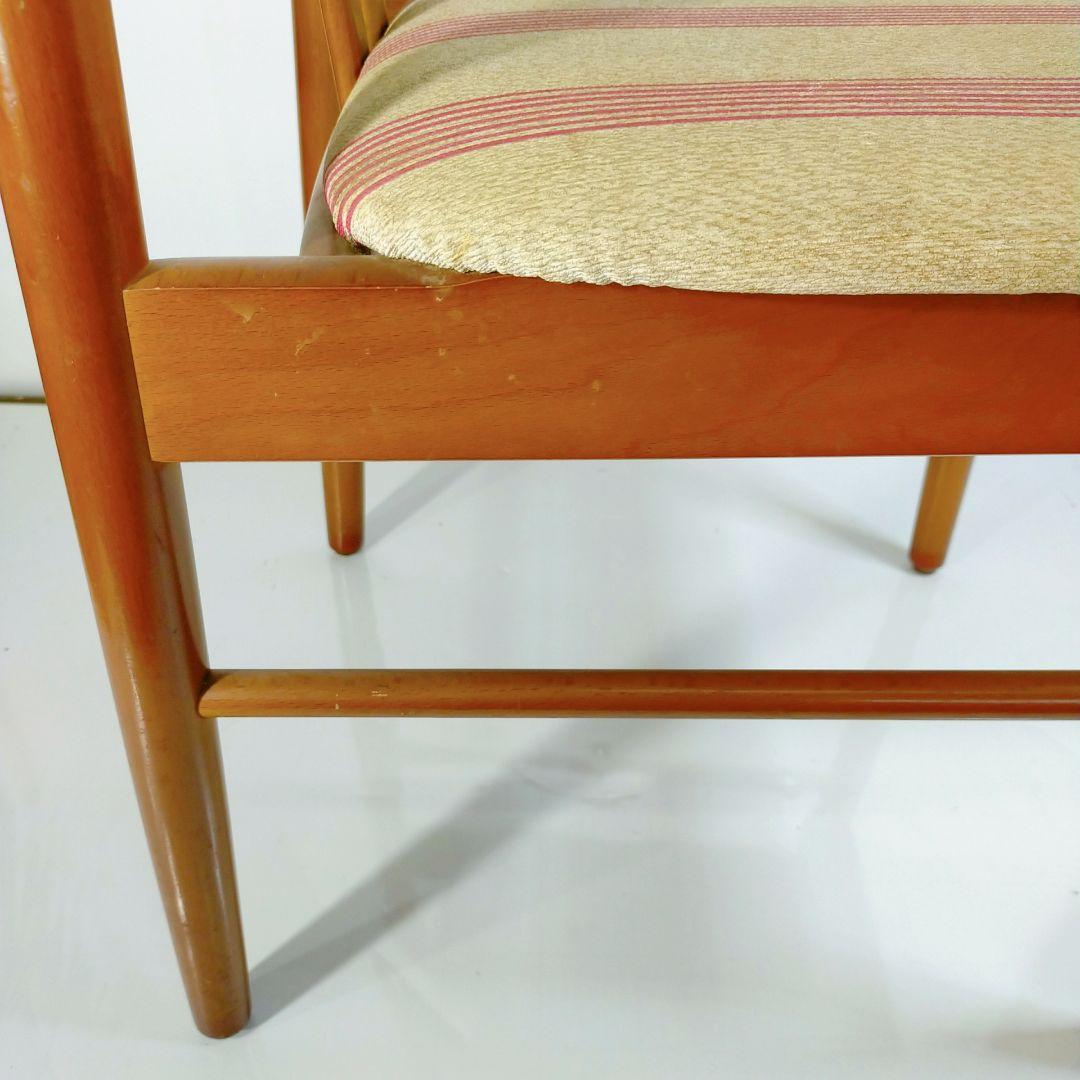 昭和レトロ トーア 東亜林業 木製椅子 ダイニングチェア 古家具 2脚セット