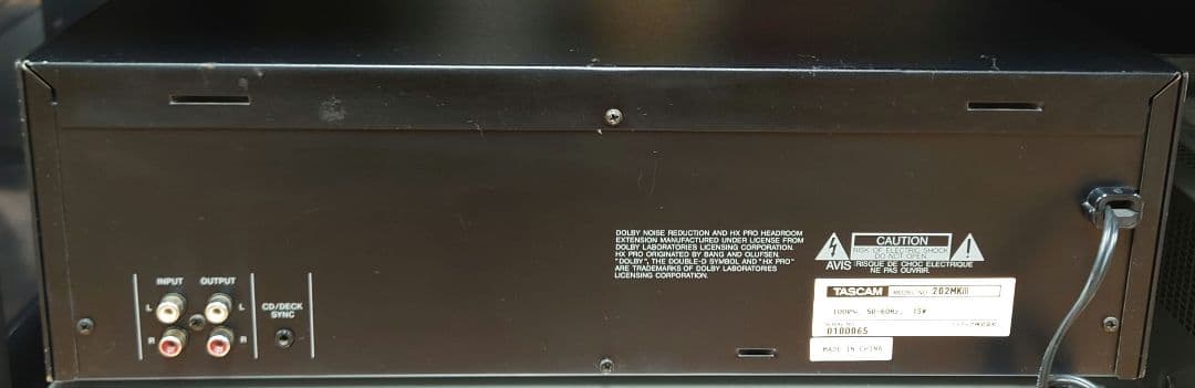 ■■【1997年】TASCAM 202 MKIII カセットデッキ
