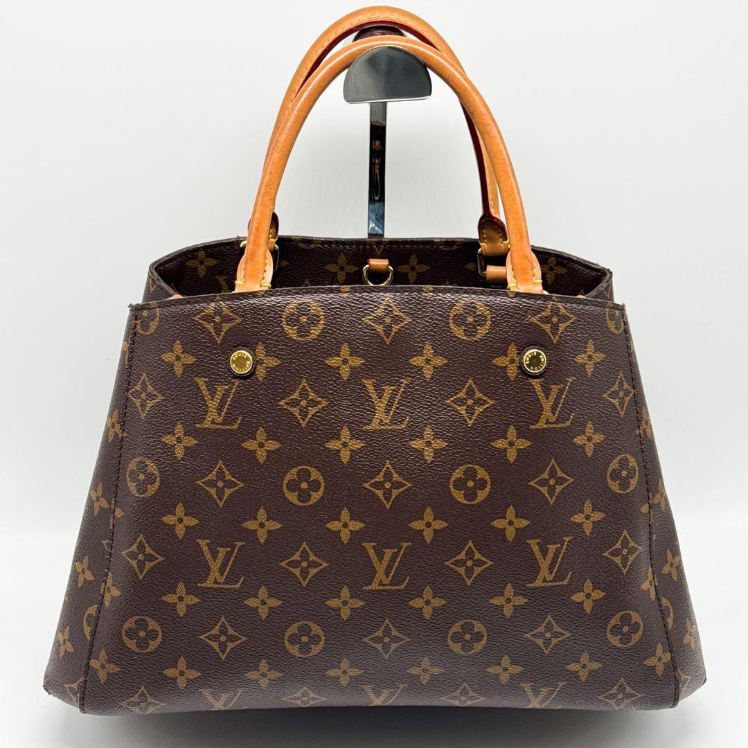 ルイヴィトン モノグラム モンテーニュ MM ハンドバッグ 鞄 ショルダーバッグ