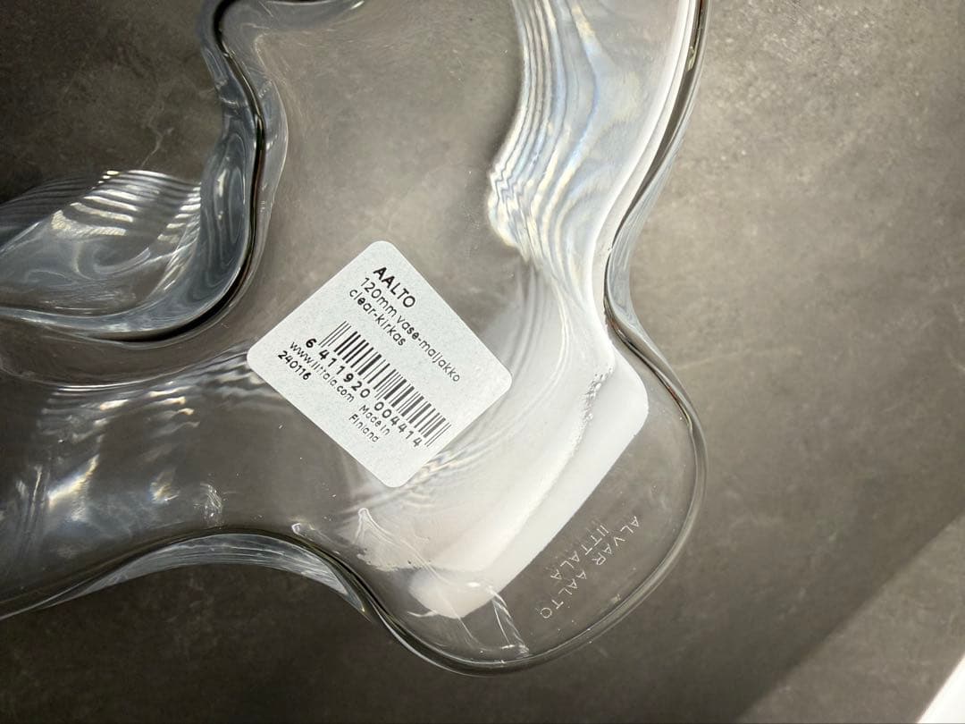 新品  イッタラ アルヴァ・アアルト ベース 120mm 花びん