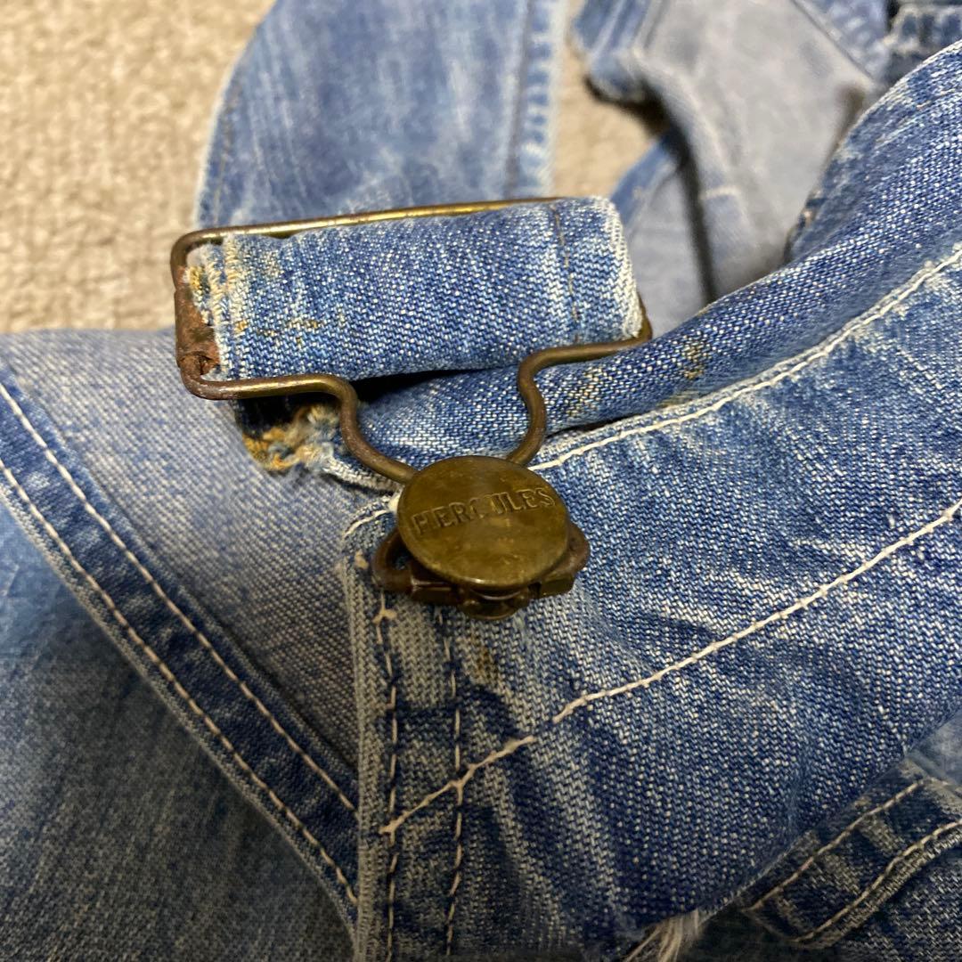 vintage 50s HerculesデニムオーバーオールUSA製