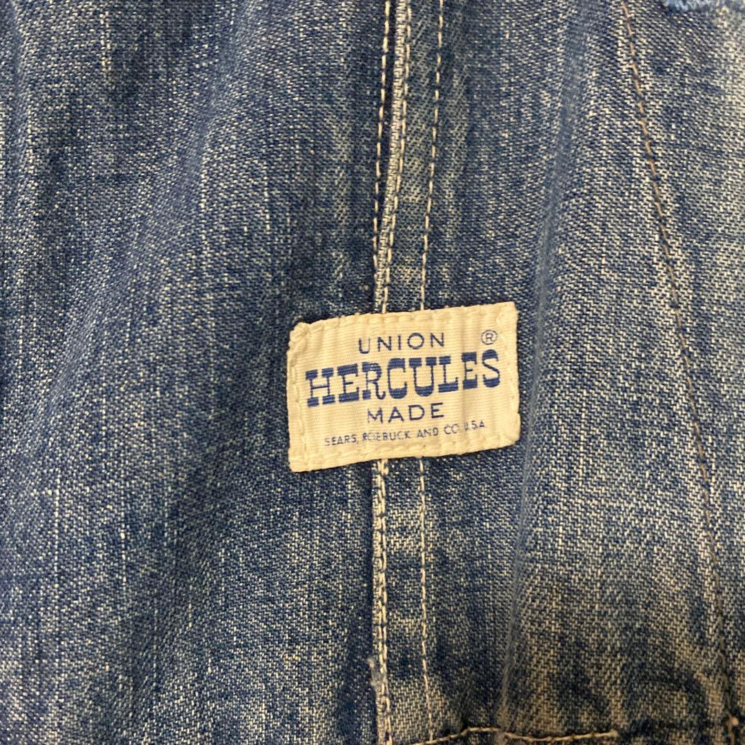 vintage 50s HerculesデニムオーバーオールUSA製