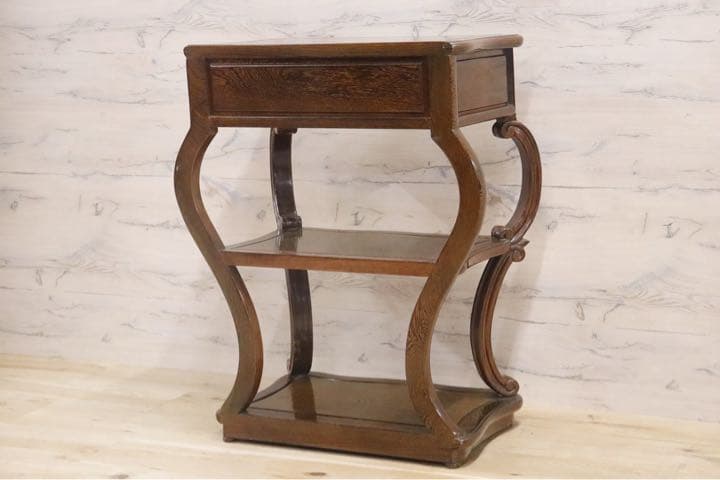 GMFK472○鉄刀木 タガヤサン コンソールテーブル 花台 飾り台 電話台