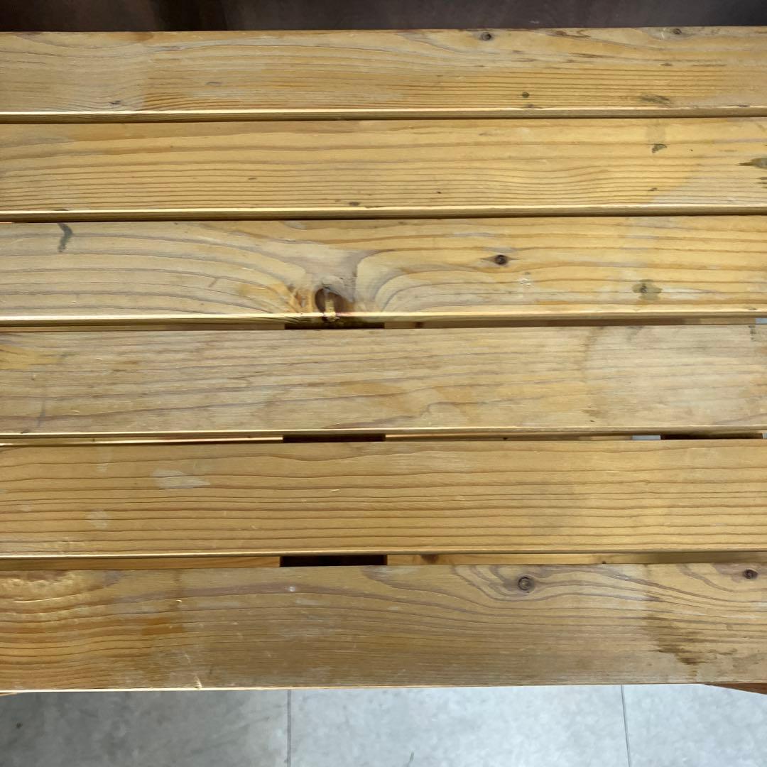 A-5 北欧レトロ 天然木 3段木製ラック ウッドシェルフ 飾り棚/多目的ラック