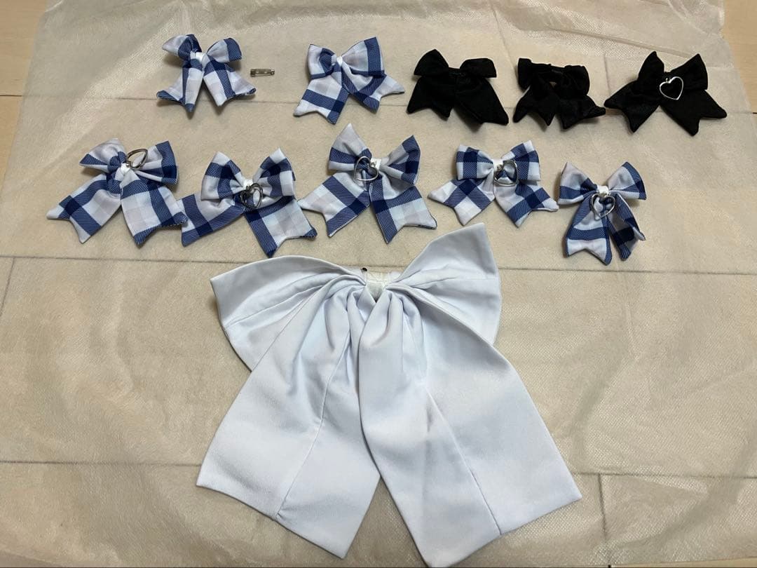 n*n様 フリルチェックアラモードビキニ　ネイビー　マリームーン　MZ-25-1