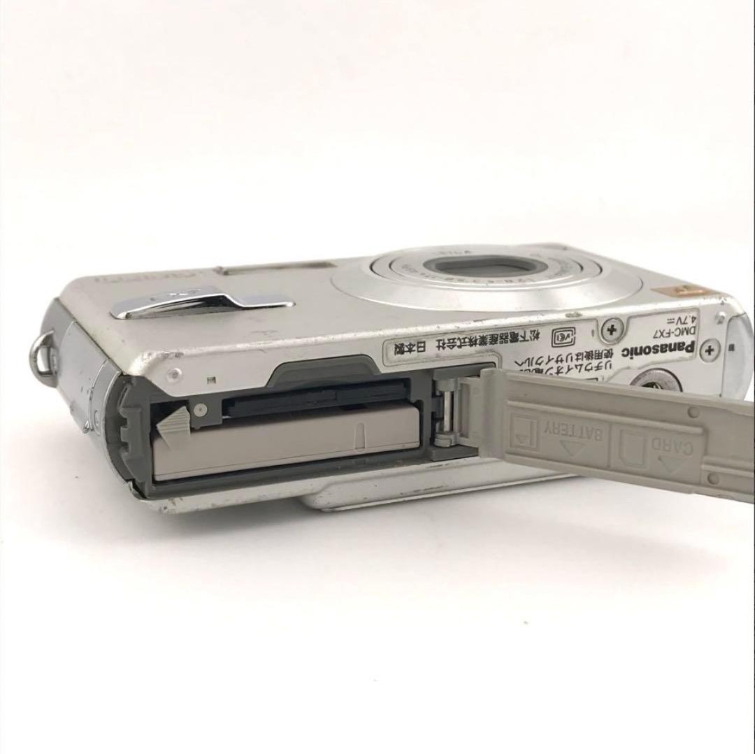 実写美⭕️【動作確認済】パナソニック LUMIX DMC-FX7 シルバー