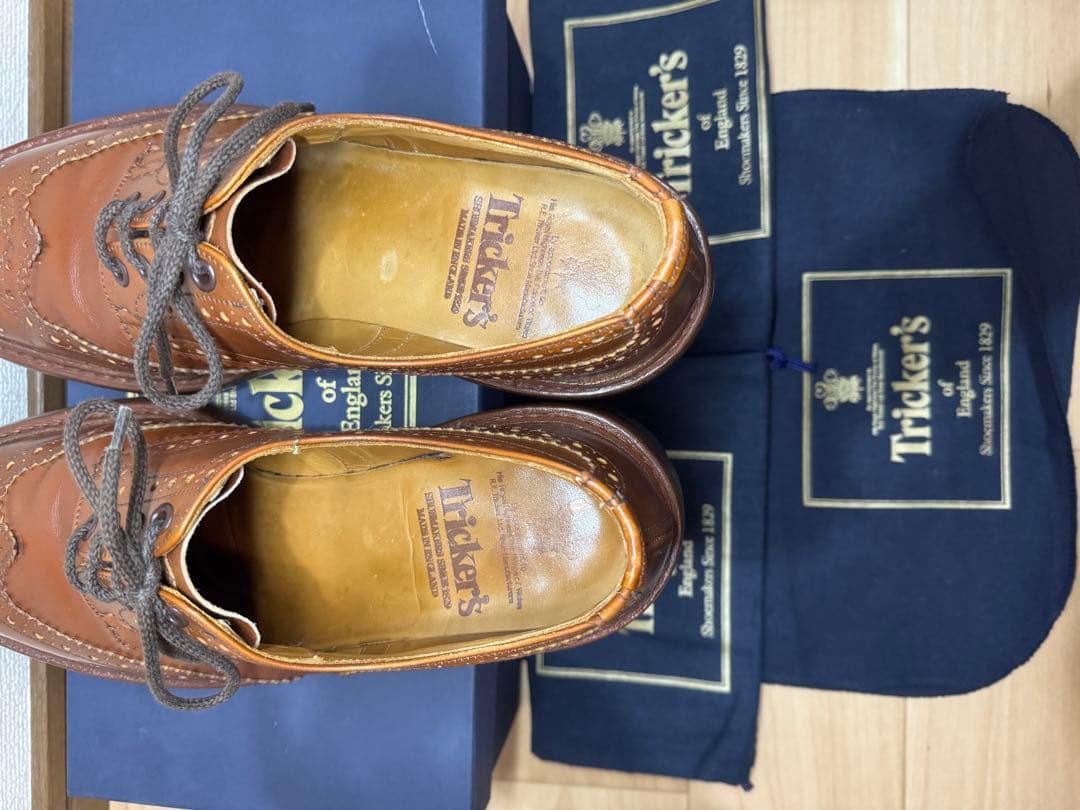 定価11万円トリッカーズバートンマロンUK8フィッティング5