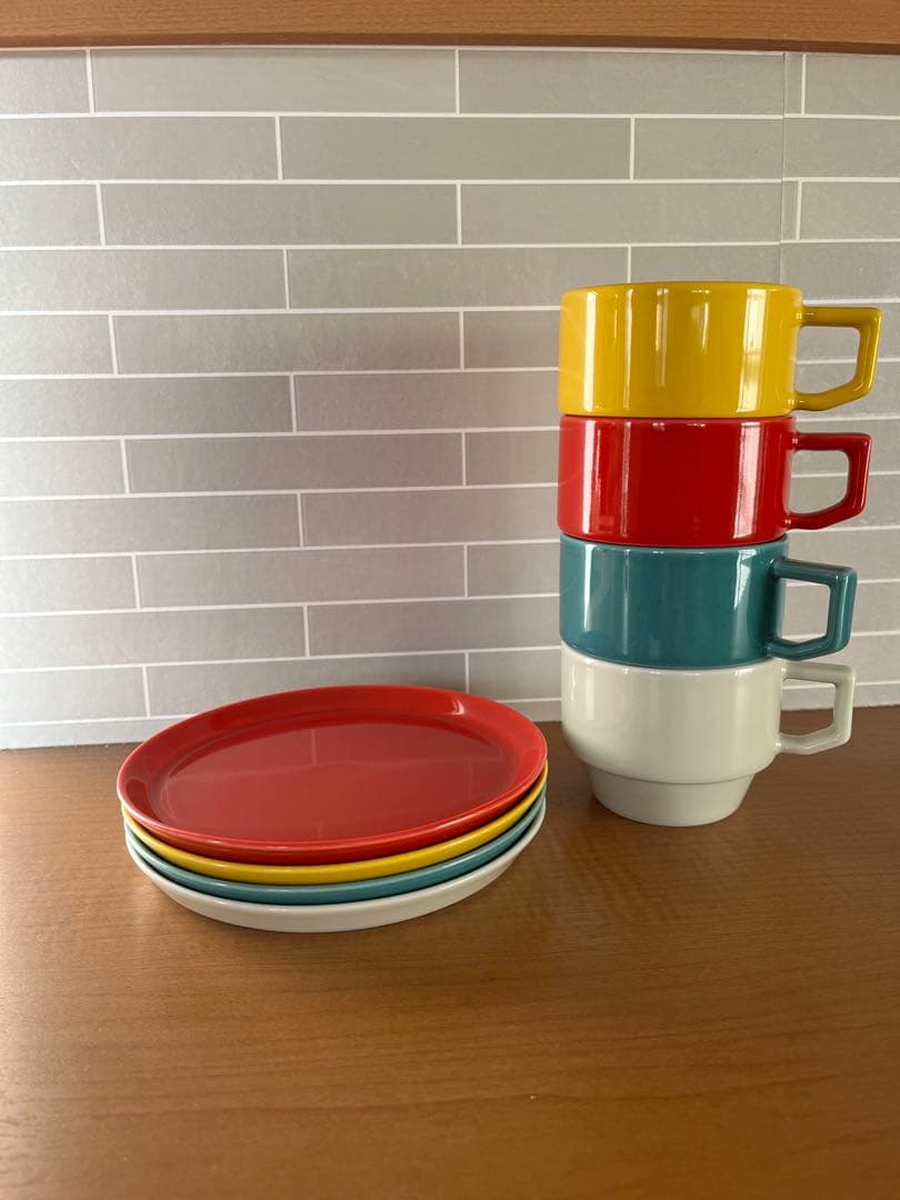 HASAMI 波佐見焼　ハサミ　ブロックマグ　リトル(4個)プレートミニ(4枚)