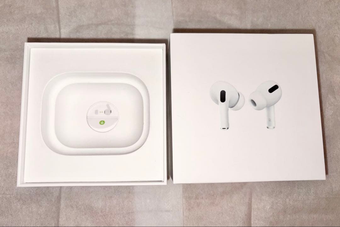 正規品　AirPods Pro ワイヤレス　ケースカバー付　本体　純正　第一世代