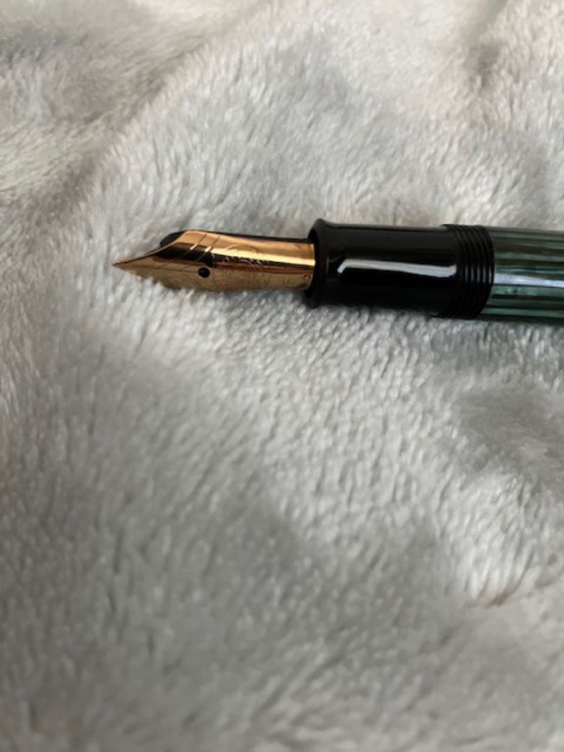 【レア品】pelikan/ペリカン 400N 14C-EF 緑縞　1950年代